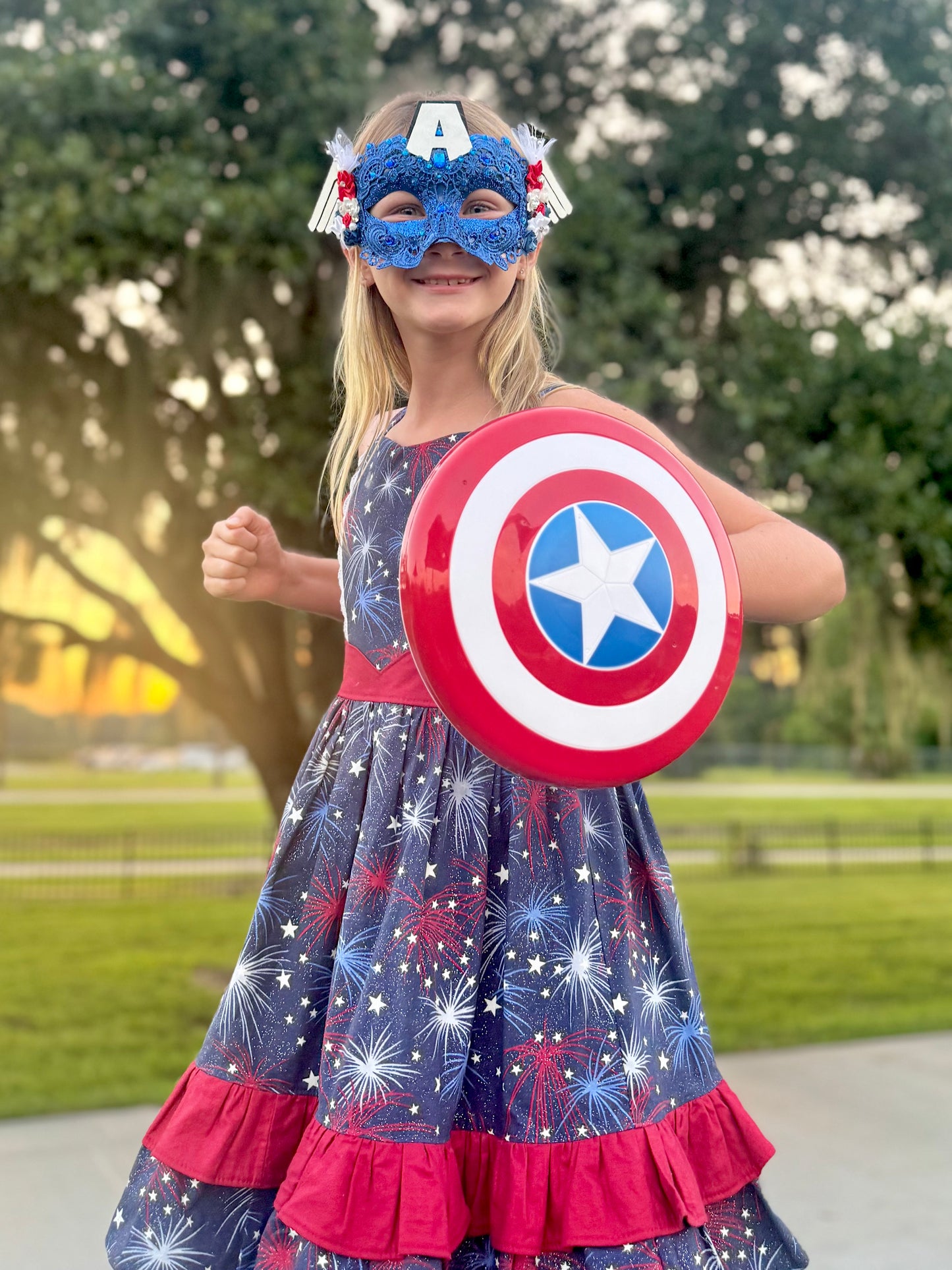 Captain America Inspired Mask