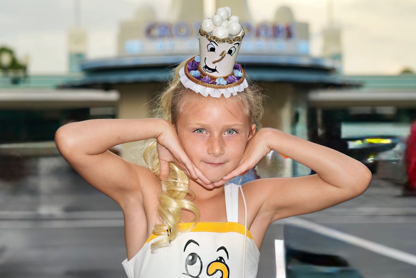 Beauty and the Beast Chip Inspired Headpiece Fascinator