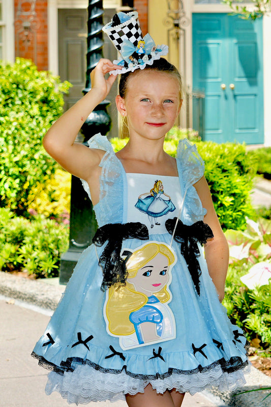 Alice in Wonderland Mini Hat Mini Top Hat