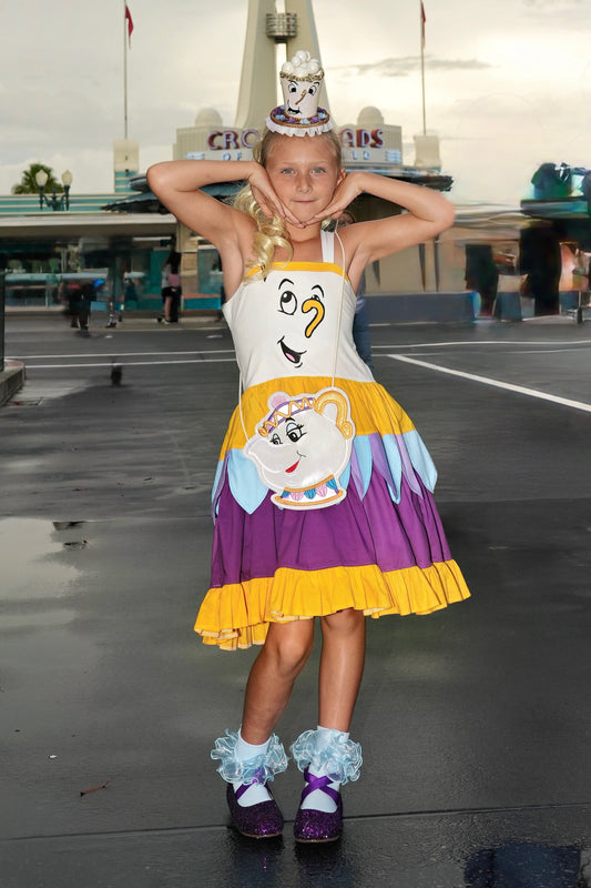 Beauty and the Beast Chip Inspired Headpiece Fascinator