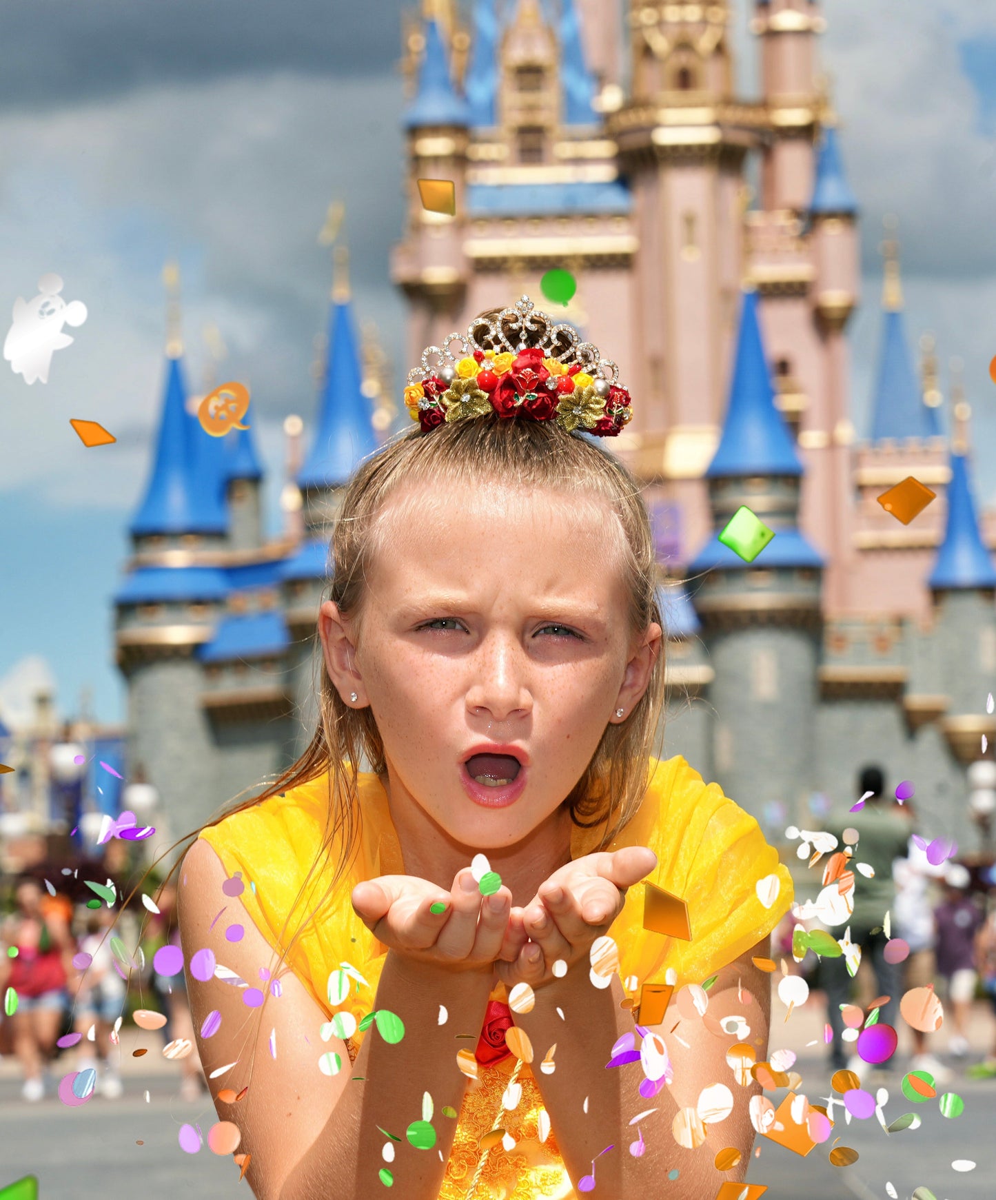 Belle Inspired Tiara, Beauty and The Beast Costume Tiara