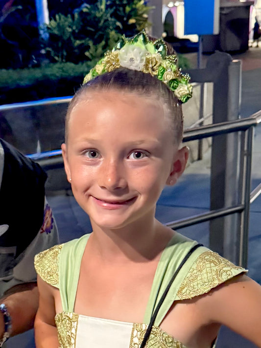 Tiana Themed Princess Tiara, Princess and the Frog Crown