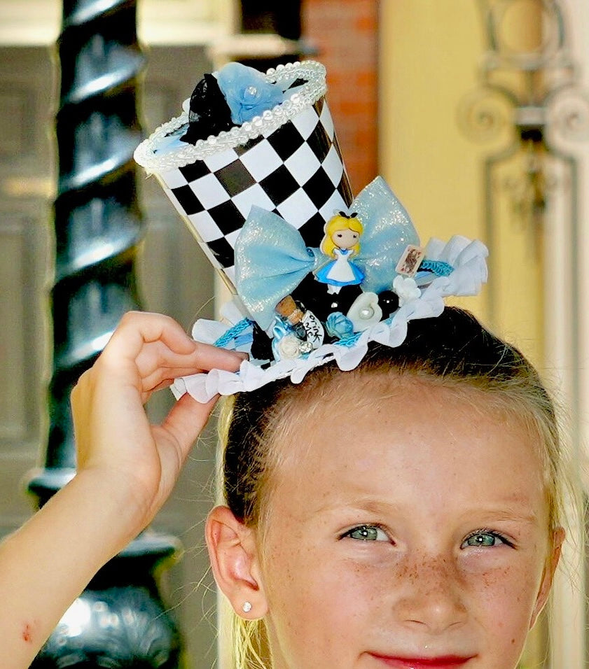 Alice in Wonderland Mini Hat Mini Top Hat